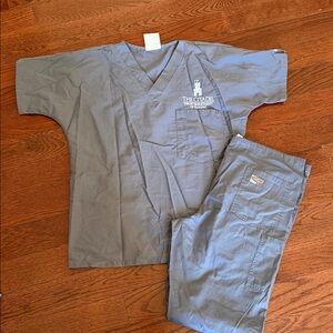 Women's Gray Scrubs. The Citadel